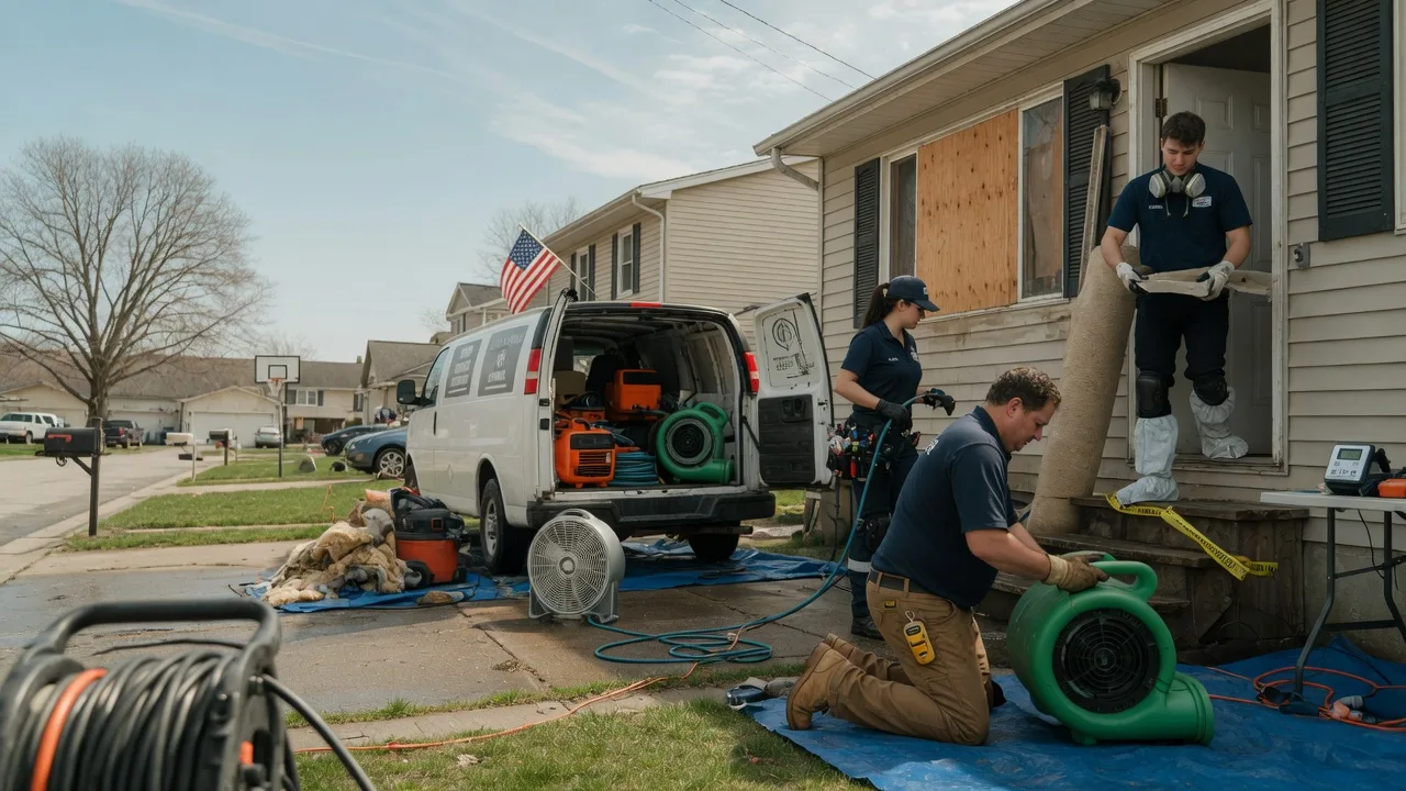 Water Damage Restoration in Midland, PA near me